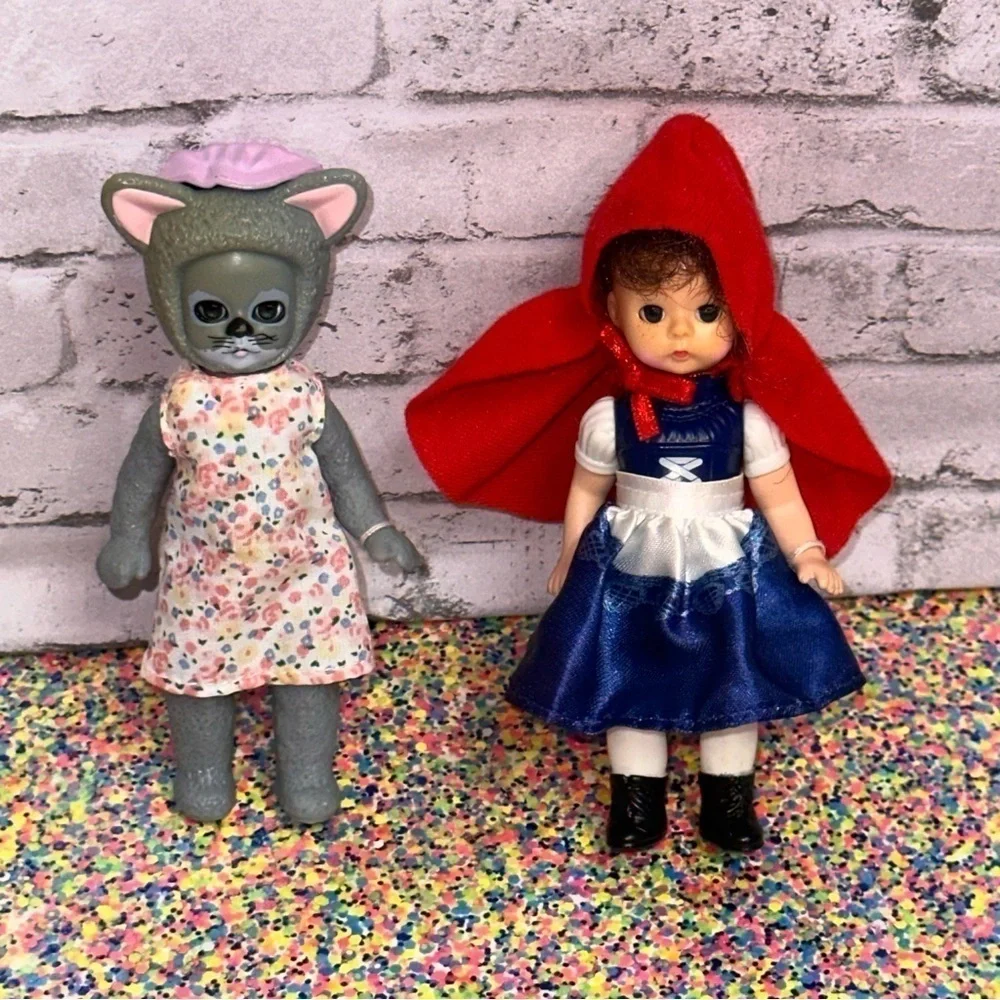 Madame Alexander Dolls Red Riding Hood Wendy as Big Bad Wolf Lot of 2 McDonald's